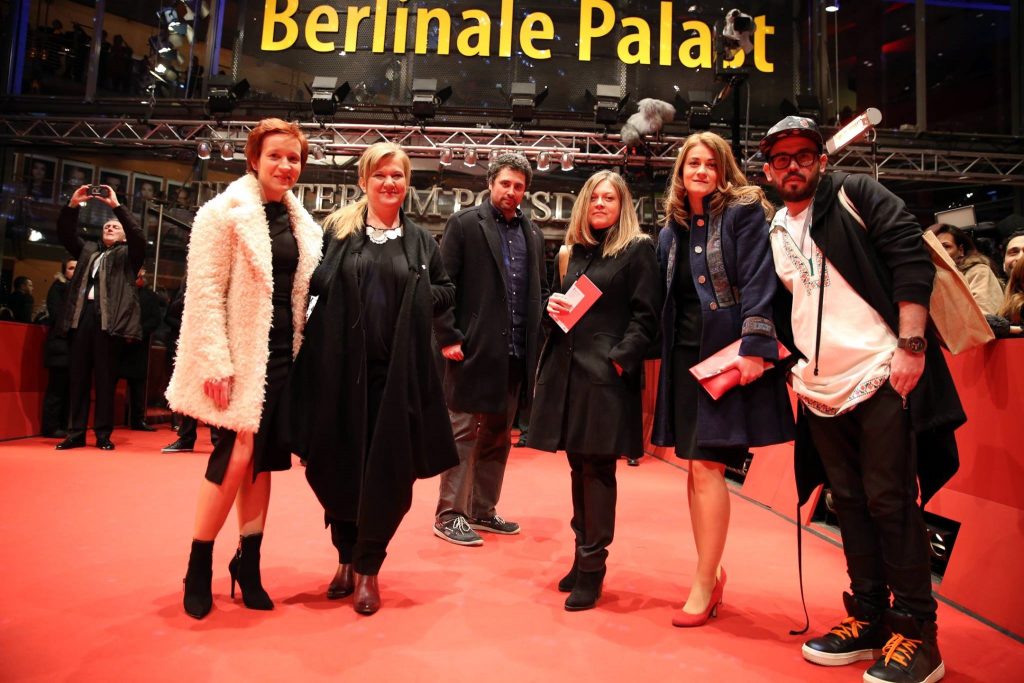 La Berlinală, unde regizorul Radu Jude a obținut Ursul de Argint cu Aferim!